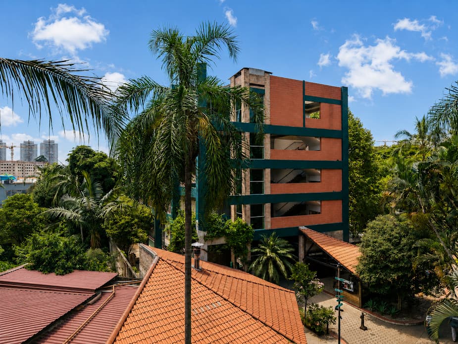 Fachada do Bloco B, campus da FTM em Santo Amaro